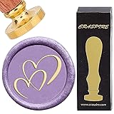 CRASPIRE Love Heart Wax Seal Stamp Valentine's Day