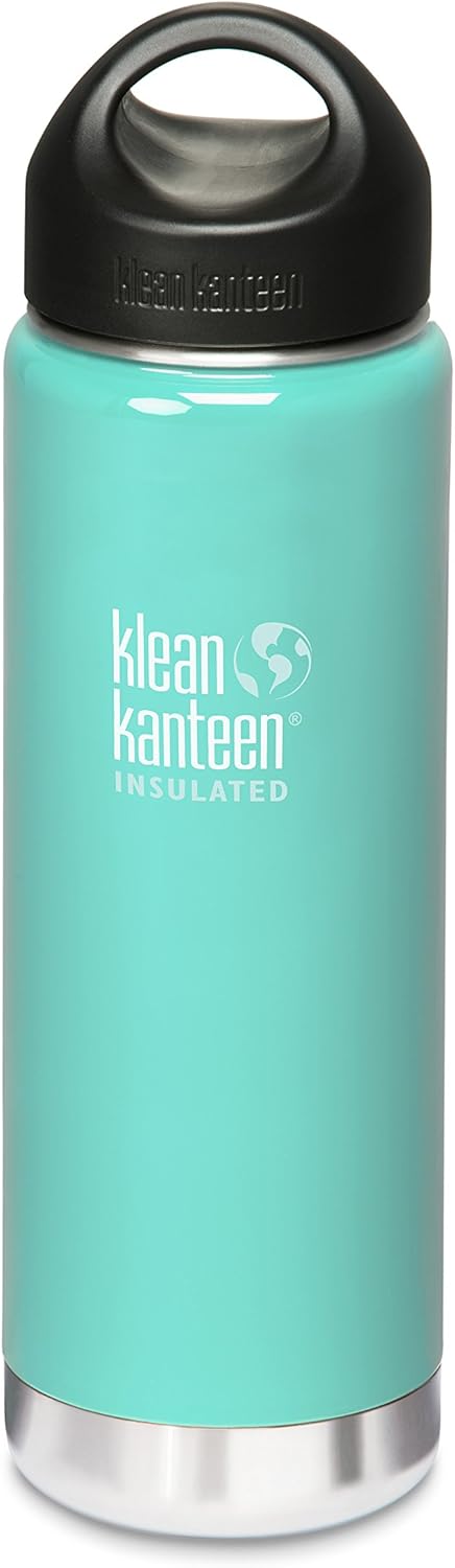 Klean Kanteen Wide Vacuum Insulated Bottle - Turquoise, 592 ml, 591 ml