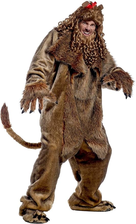 Wizard of Oz Adult Cowardly Lion Fancy Dress Costume Amazon.co.uk Clothing