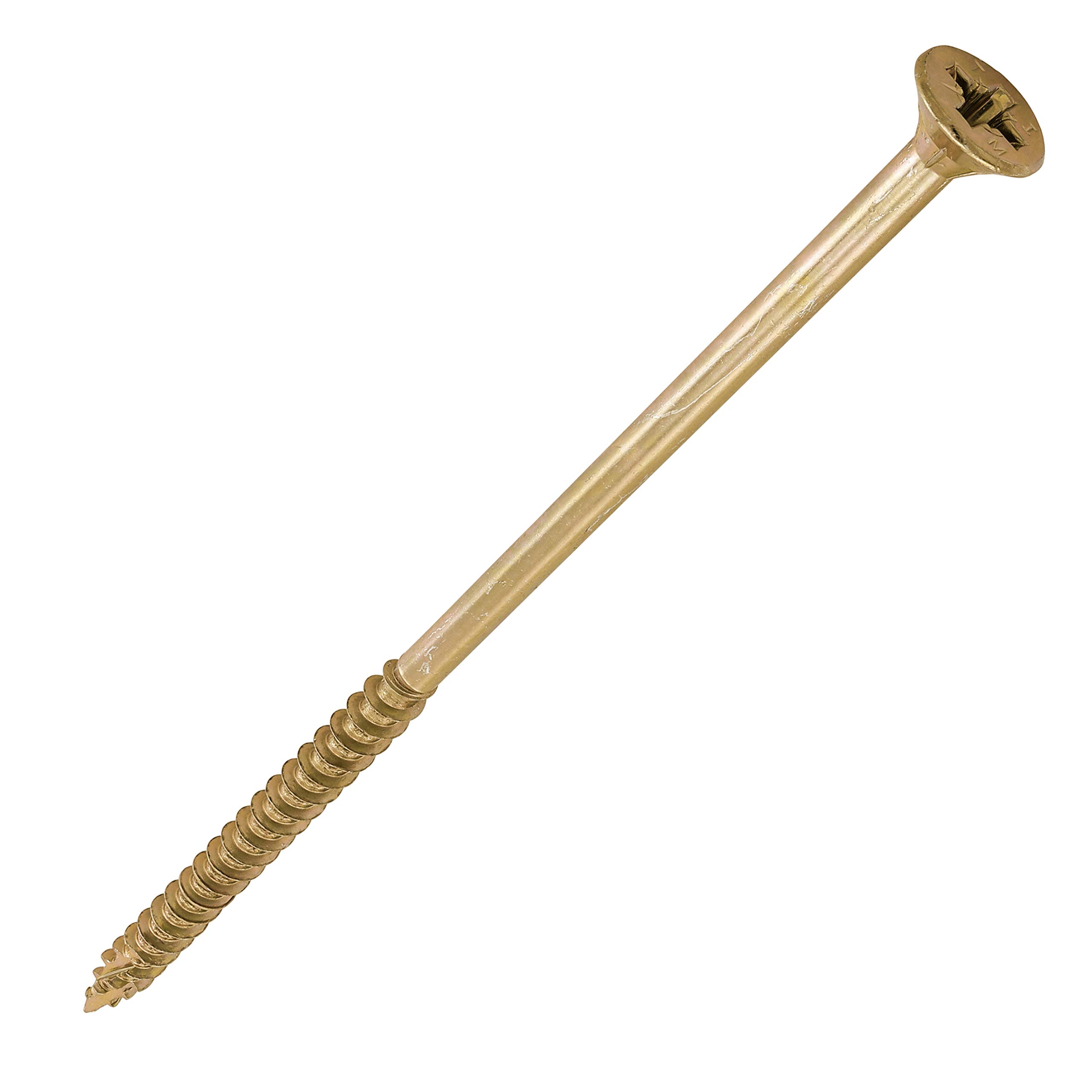 TIMCO C2 Strong-Fix Multi-Purpose Premium Countersunk Gold Woodscrews - 6.0 x 150 - Box of 100