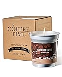 M&SENSE Coffee Coconut Latte Scented Soy Candle