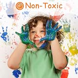 ABEIER Finger Paint for Toddlers 12 Colors Non-Toxic 1.21 fl oz Creamy Washable view 5