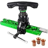 Bonvoisin Flaring Tool 1/4&rdquo;-3/4&rdquo; HVAC Single Flare Tool 45&deg; Eccentric Tube Flaring Tool with Clutch Limit Piece for Copper Aluminum Tubing (one piece)
