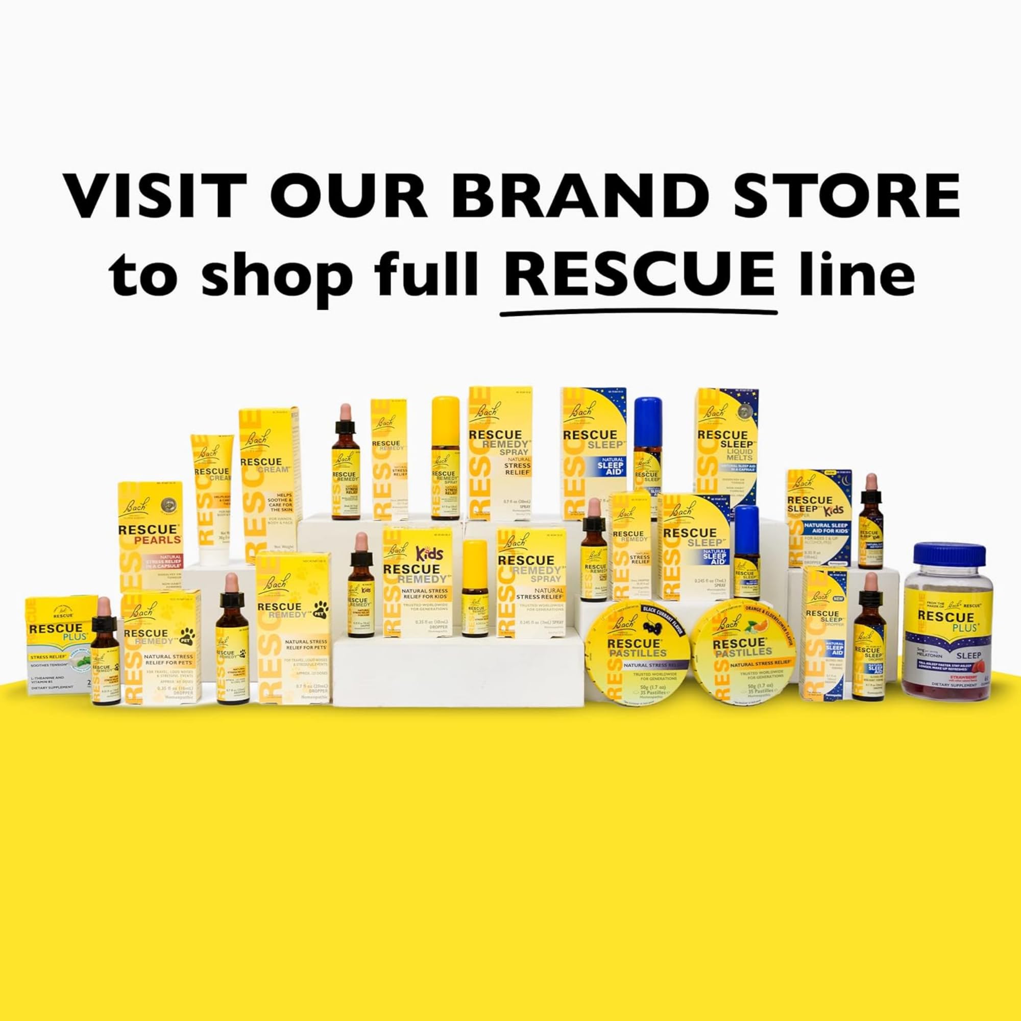 Bach RESCUE REMEDY Dropper 20mL, Natural Stress Relief, Homeopathic Flower Essence, Vegan, Gluten & Sugar-Free, Non-Habit Forming