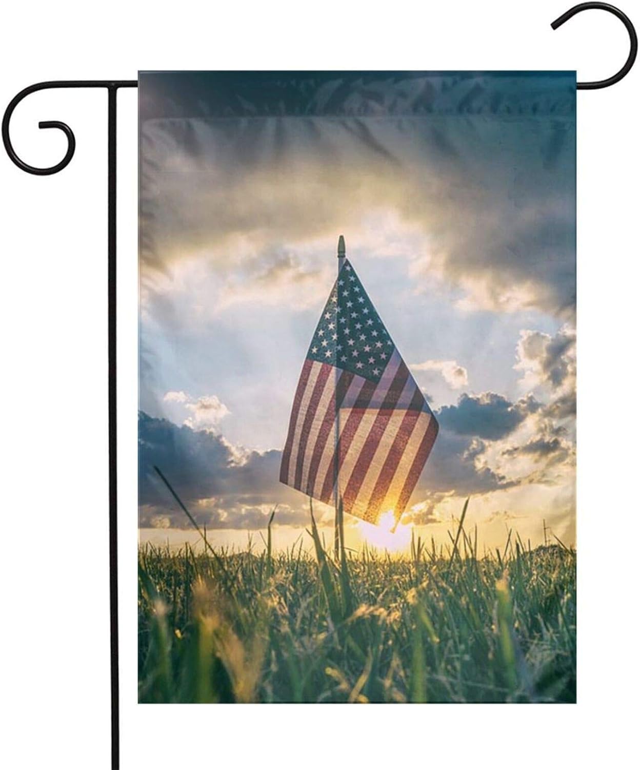 Memorial Day Garden Flag 12x18 Double Sided. Holiday Small Sign Decoration Thanks The Dead Heroes Banner for Home Yard Outdoor