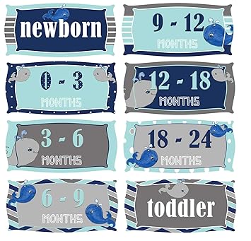 Amazon Com Mumsy Goose Boy Nursery Clothes Drawer Labels Blue