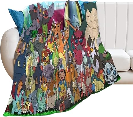 Amazon Co Jp ポケモン 卡通毛布 ファッション毛布 シングル ベビー毛布 ソファと寝室の毛布 超快適夏の毛布 贈り物 プチギフト100 130cm ホーム キッチン