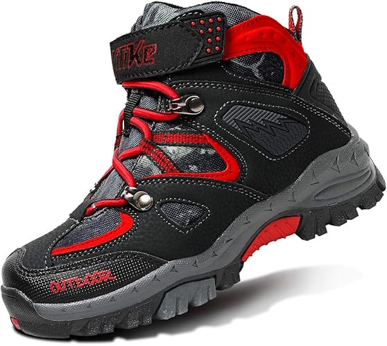 Kids Hiking Boots Boys Snow Boots Camp Shoes Hiker Shoes