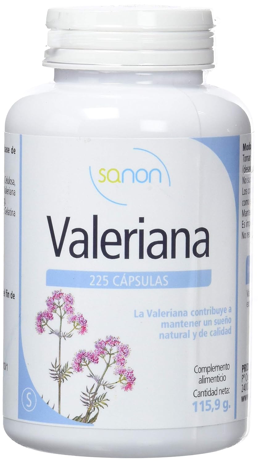 SANON Valeriana 225 cápsulas de 515 mg