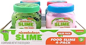 Cra-Z-Art Nickelodeon Slime Fun Food Premade Slime 4 Pack
