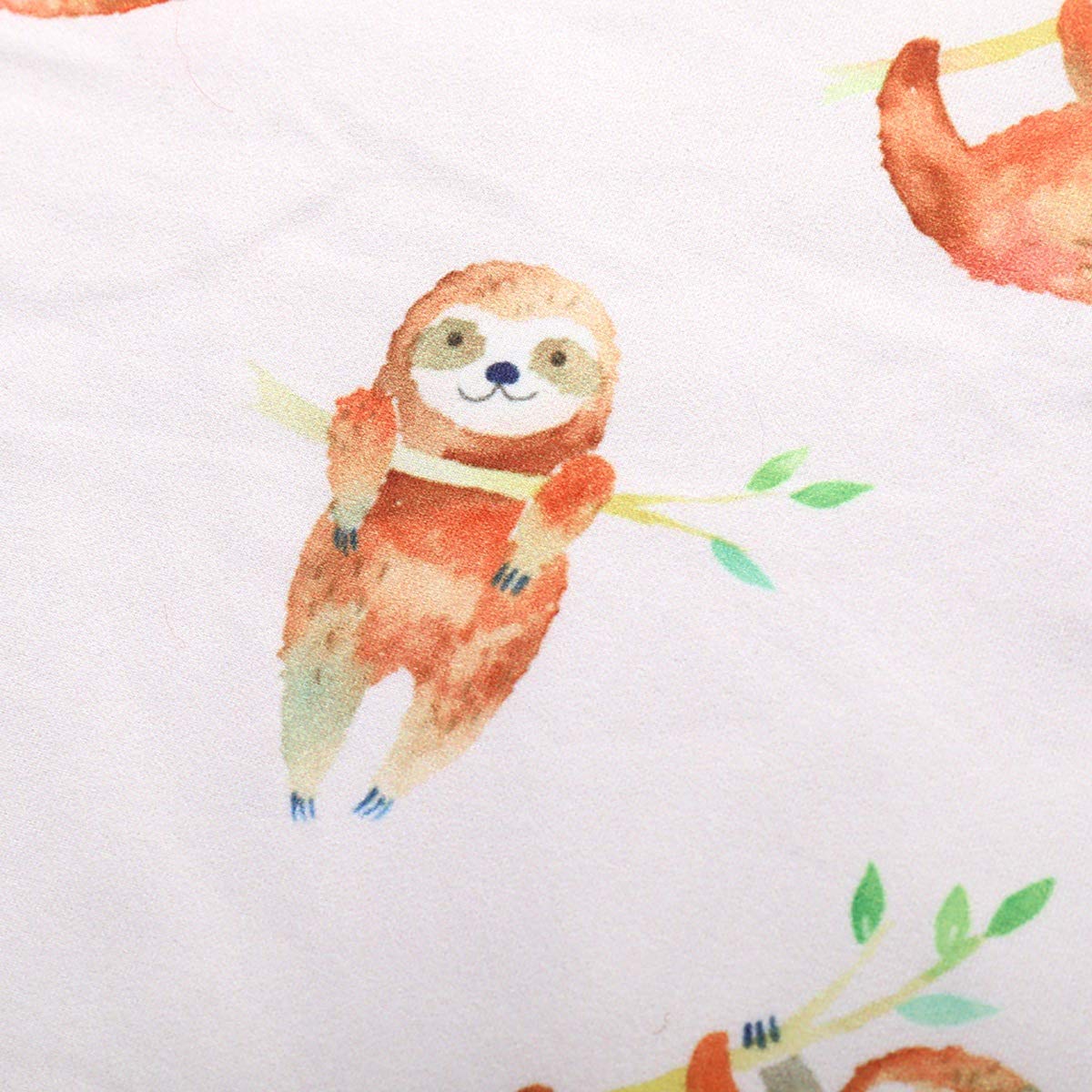sloth muslin blanket