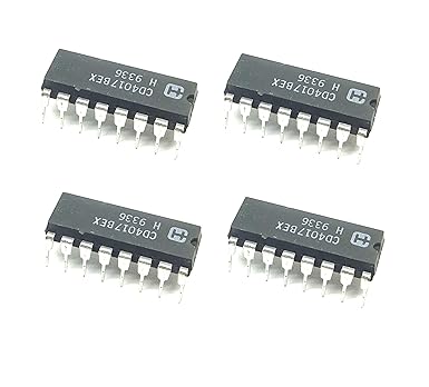 Invento 4pcs Cd4017be 4017 Ic Logic Ic Decade Counter Divider 11 Mhz 1 Gate 1 Input 3 V To 18 V Dip 16 Amazon In Industrial Scientific