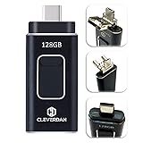 4-in-1 iPhone and Android 128GB Photo Stick USB 3.0