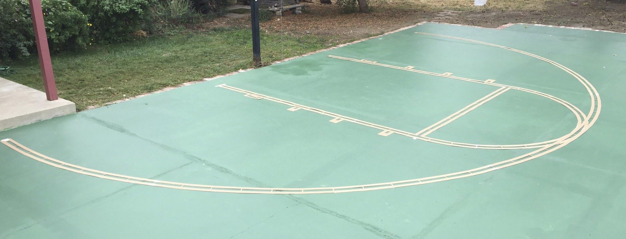 Easy Court Premium Basketball Court Marking Stencil Kit