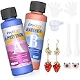 ProKKUV Epoxy Resin Kit, 6.76OZ Kit Crystal Clear Resin Epoxy, Bubble Free, No Yellowing, UV Resistant, Food Safe, Easy Mix 1:1 for DIY Crafts Jewelry Making