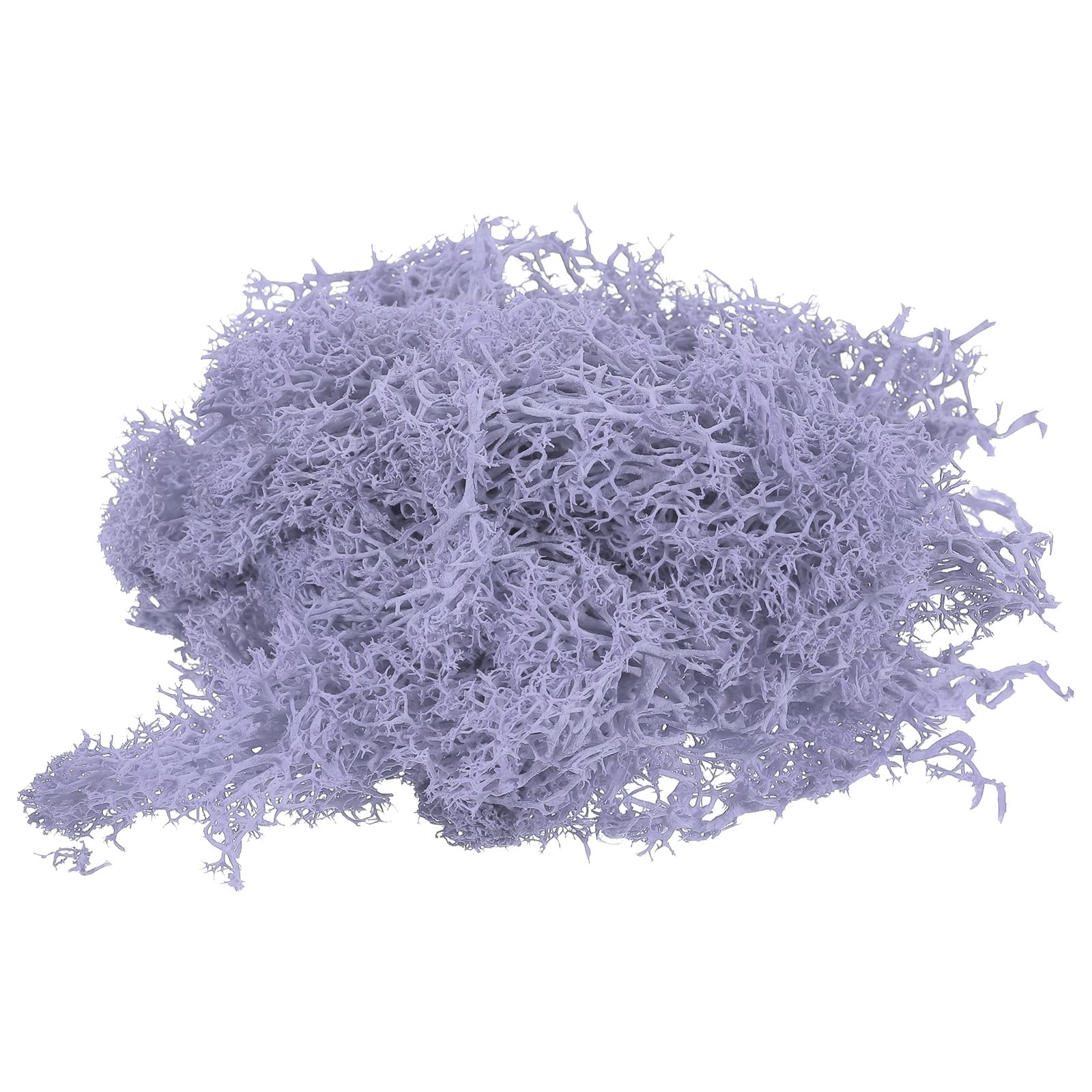 PATIKIL 3.5 OZ Fake Moss Centerpiece Decor - Faux Moss Lichen for Potted Plants, Christmas Craft, Light Purple