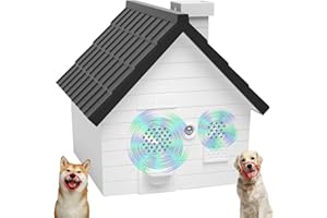 Wagg Dog Bark Deterrent Device, Anti Barking Device for Dogs, 4 Modes Barking Control Device for Dog Training, Waterproof Bark Box, 50FT Dog Barking Silencer Indoor Outdoor Ultrasonic Bark Stopper