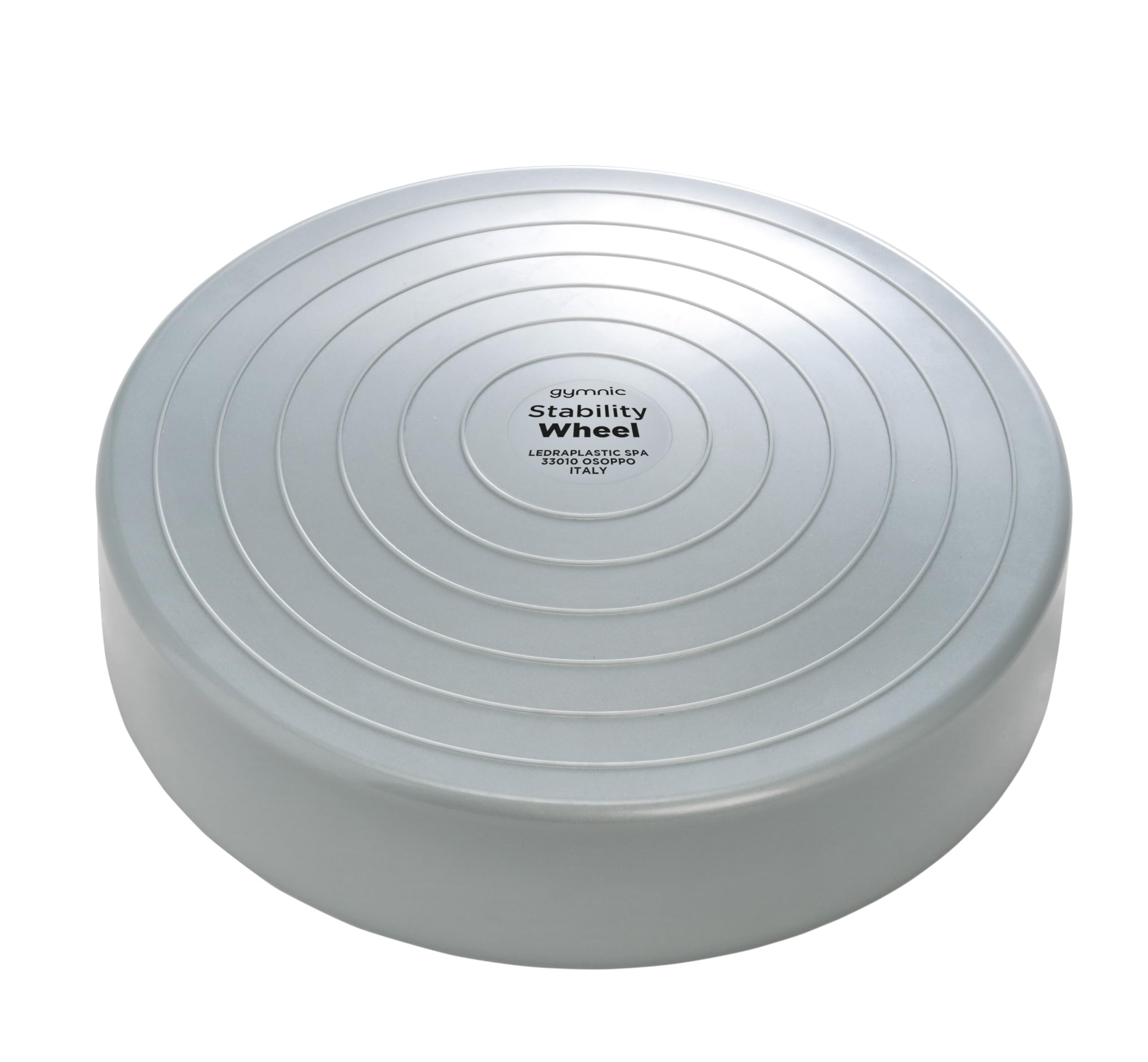 Gymnic Stability Wheel Inflatable proprioceptive platform, grey, Ø 40 cm, H 9 cm, for training, rehabilitation and balance and posture exercises