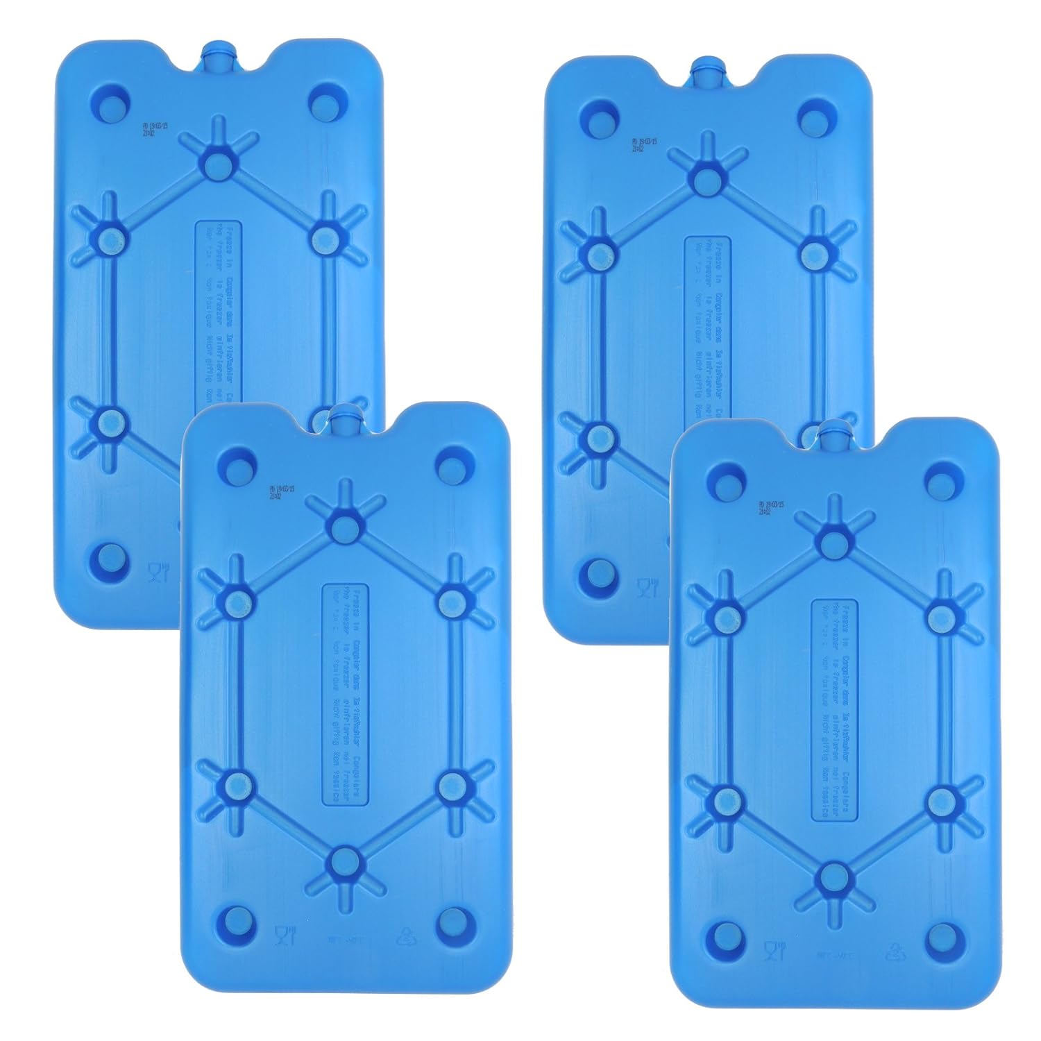 NEMT 4 x Plano acumulador 400 ML 25 X 14 X 1,4 cm Nevera Portátil ...