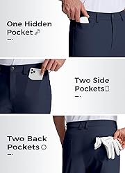 Willit Mens Golf Pants Stretch Dress Pants Quick