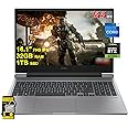 HP Omen 16 Gaming Laptop 16.1" FHD IPS 144Hz Intel 16-core i7-14650HX (>i9-13900HX) 32GB RAM 1TB SSD GeForce RTX 4060 RGB Backlit Thunderbolt FHD Privacy Camera Fast Charging Win11 w/ICP Accessory