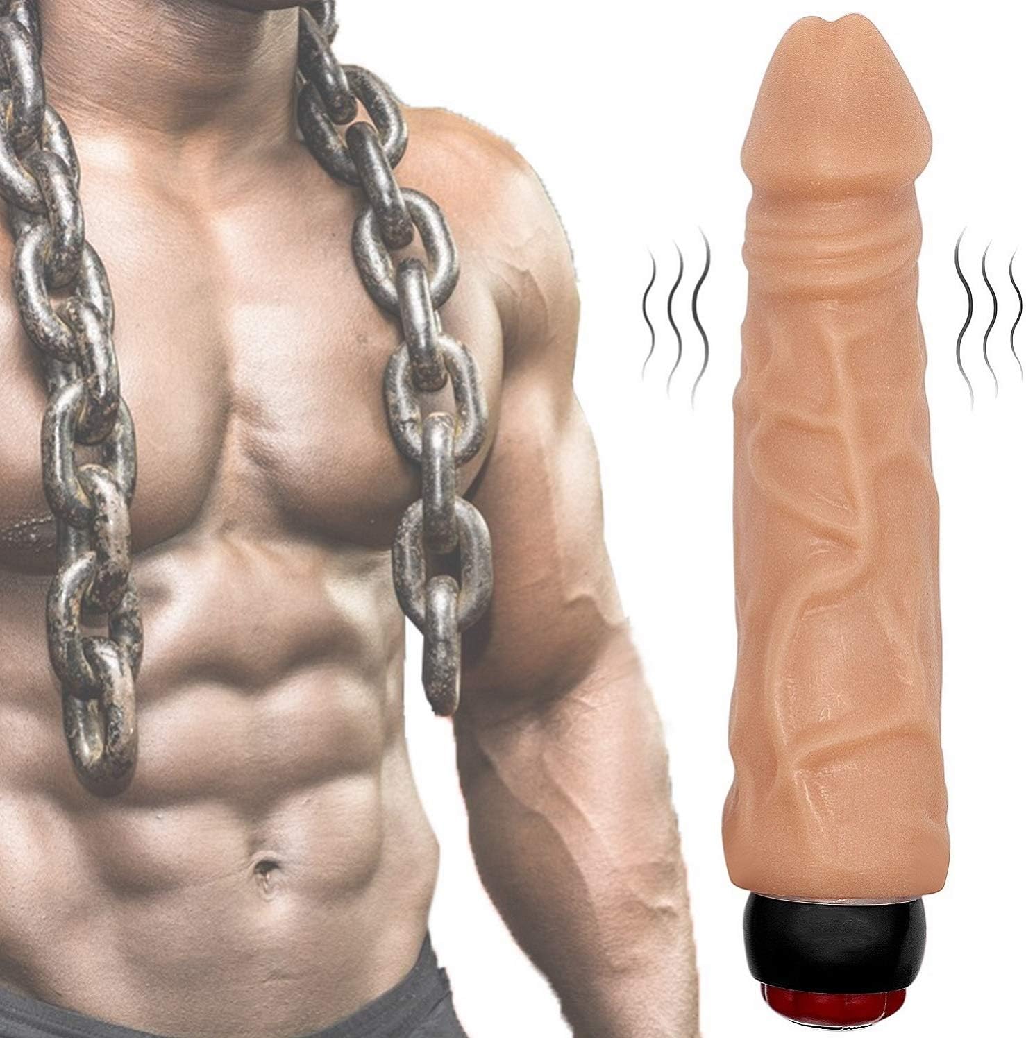 Happy 9.45 inches Super Soft Waterproof Toy Used in Bedroom and Everywhere