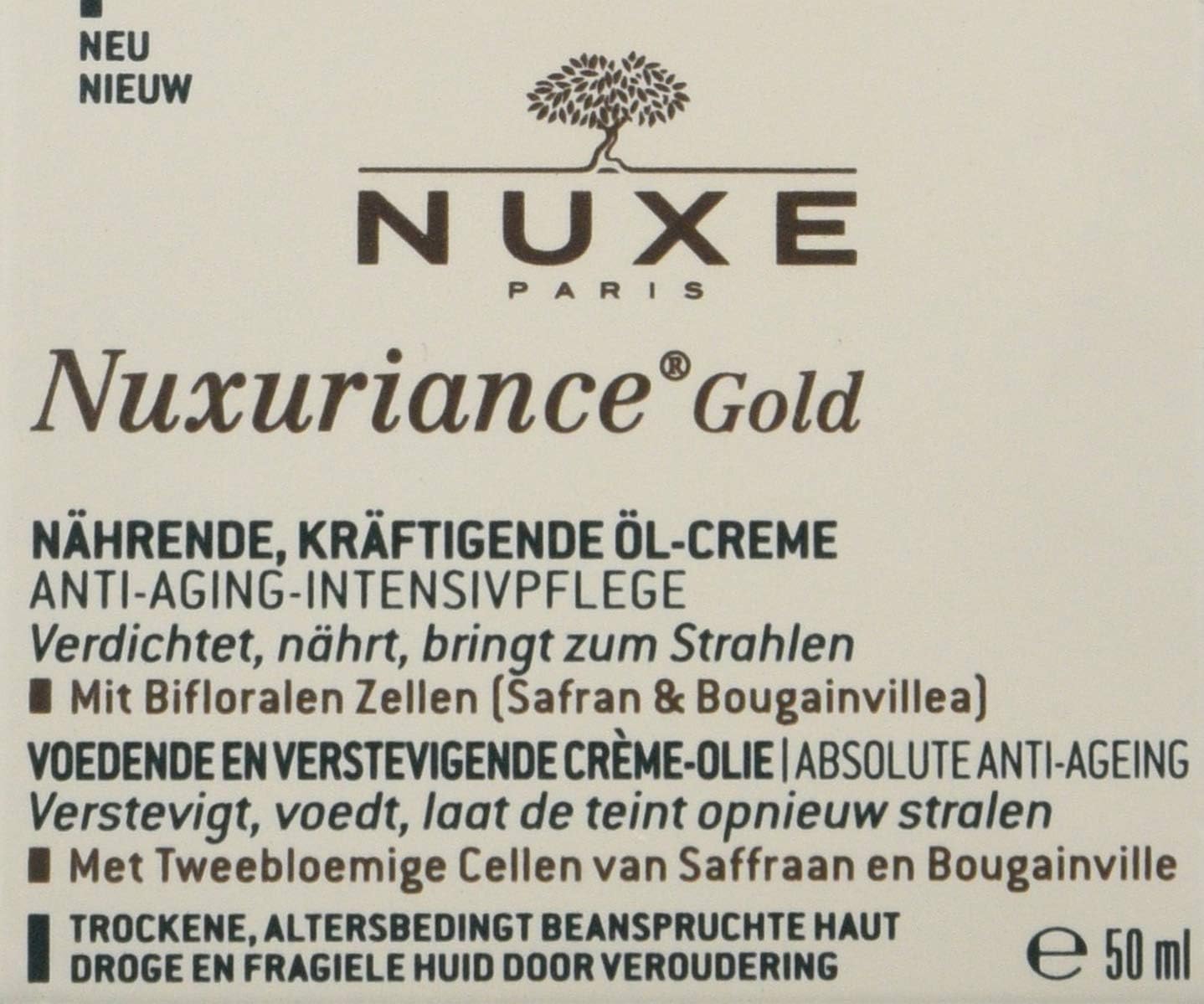 Nuxe Nuxuriance Gold Nutri-Fortifying Cream-Oil 50ml - Image 3