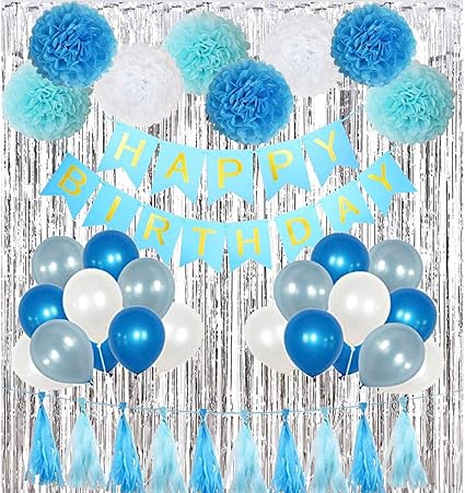 Amazon Com Rosa Schleife Birthday Party Decorations Kit Boy Party