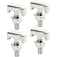 bylikeho Battery Terminal Bolt,Car Accessories Battery Terminal T-Bolt Kit,Battery Terminal Nuts Replacement,Car Battery Cable Extender T Bolt,Replace #19116852,6X0915138,61128373946,64740 (4PCS)