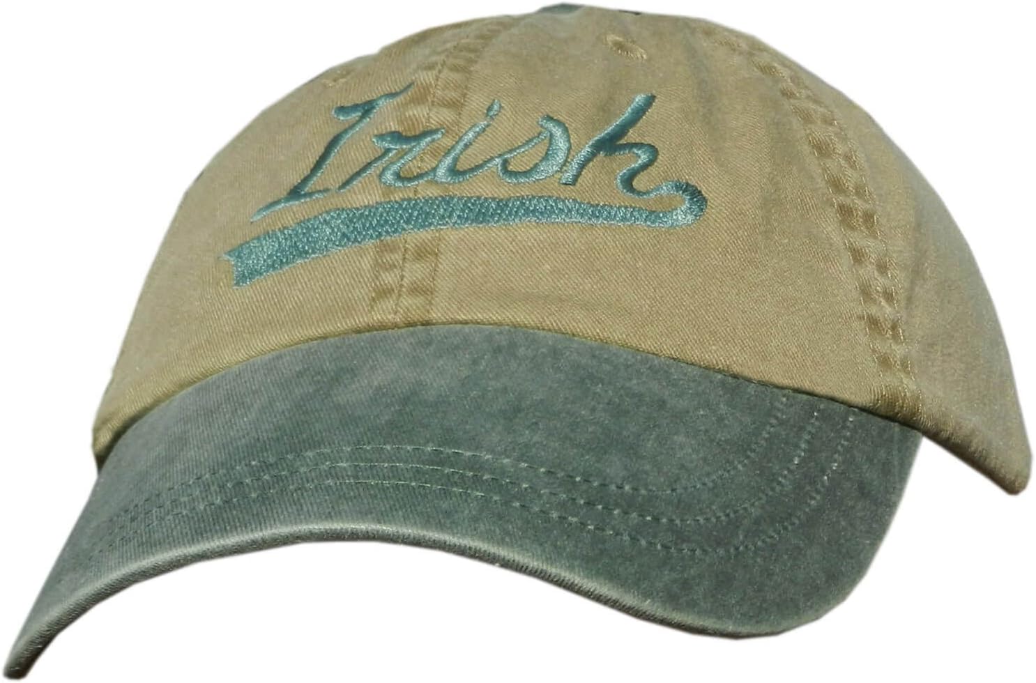 Irish Hat, Irish Fans Baseball Cap, Fighting Irish Hat, Tan