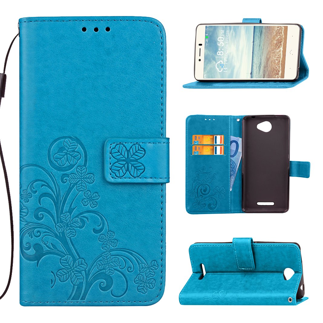 BQ Aquaris U Lite Funda Libro de Suave PU Leather Cuero Impresión