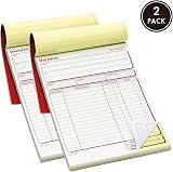 Pukka Pad NCR Duplicate Invoice Book 2-Pack 50 Entries 137x203mm Tape Bound view 2