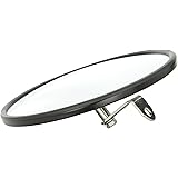 Grote 16032 Black 8 1/2" Convex Mirror with Center-Mount Ball-Stud