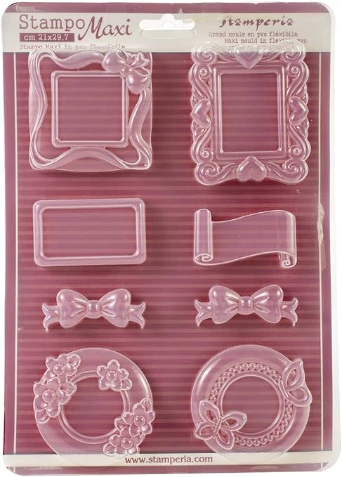 Amazon Com Stamperia Intl K3pta410 Stamperia Soft Maxi Mould 8 5