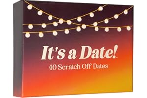 It's a Date!, 40 Fun and Romantic Scratch Off Date Night Ideas for Him, Her, Girlfriend, Boyfriend, Wife, Husband & Couples, Stocking Stuffers for Men and Women