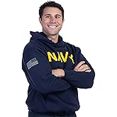 Ann Arbor T-shirt Co. U.S. Military, First Responder Hoodie USAF Army Navy Firefighter Sweatshirt Hoody