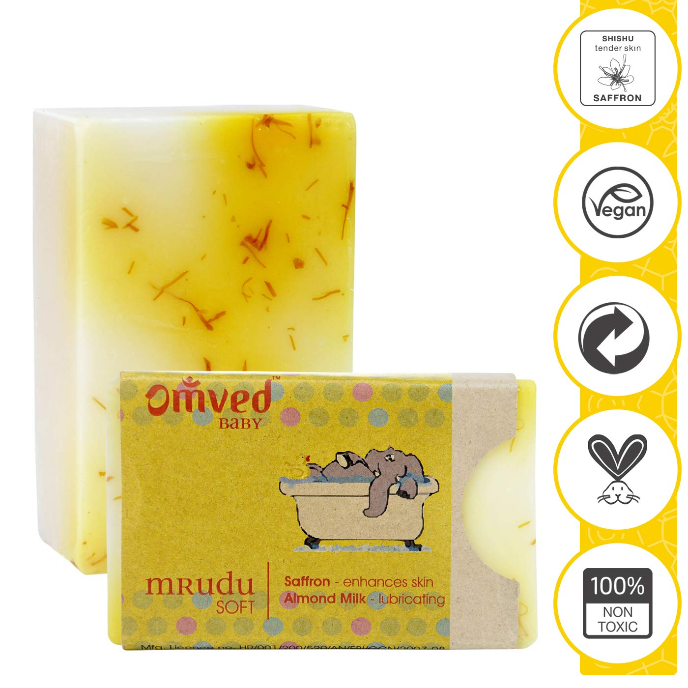 omved mrudu baby soap