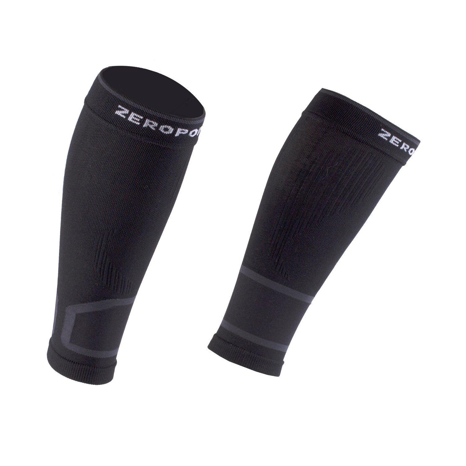 Zeropoint Intense 2.0 Compression Calf Sleeves (Black, X-Large)