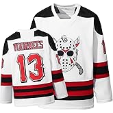 Voorhees Jason 13 Friday Movie Ice Hockey Jersey Halloween