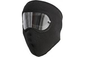 Winter Face Mask for Women Men Windproof Warm Full Face Mask with Anti-Fog Goggles for Riding Skiing