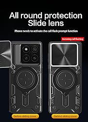 Elubugod Compatible with Xiaomi 14T Pro Case,with