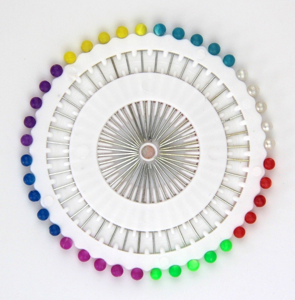 Generic 40 Pins Craft Needles Ball Shaped Pin Heads Sewing Needles