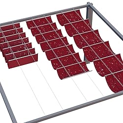 SunnyRoyal Red 7'x9' Waterproof Pergola Shade Cover