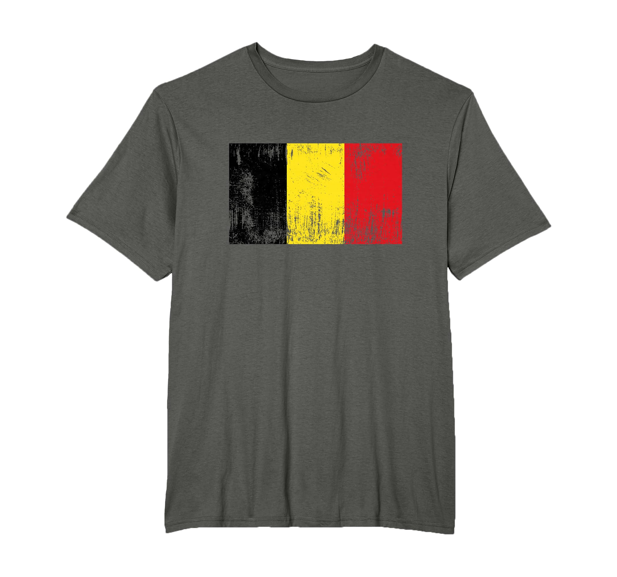 Vintage Belgian Banner Fan Belgium Flag Retro T-Shirt