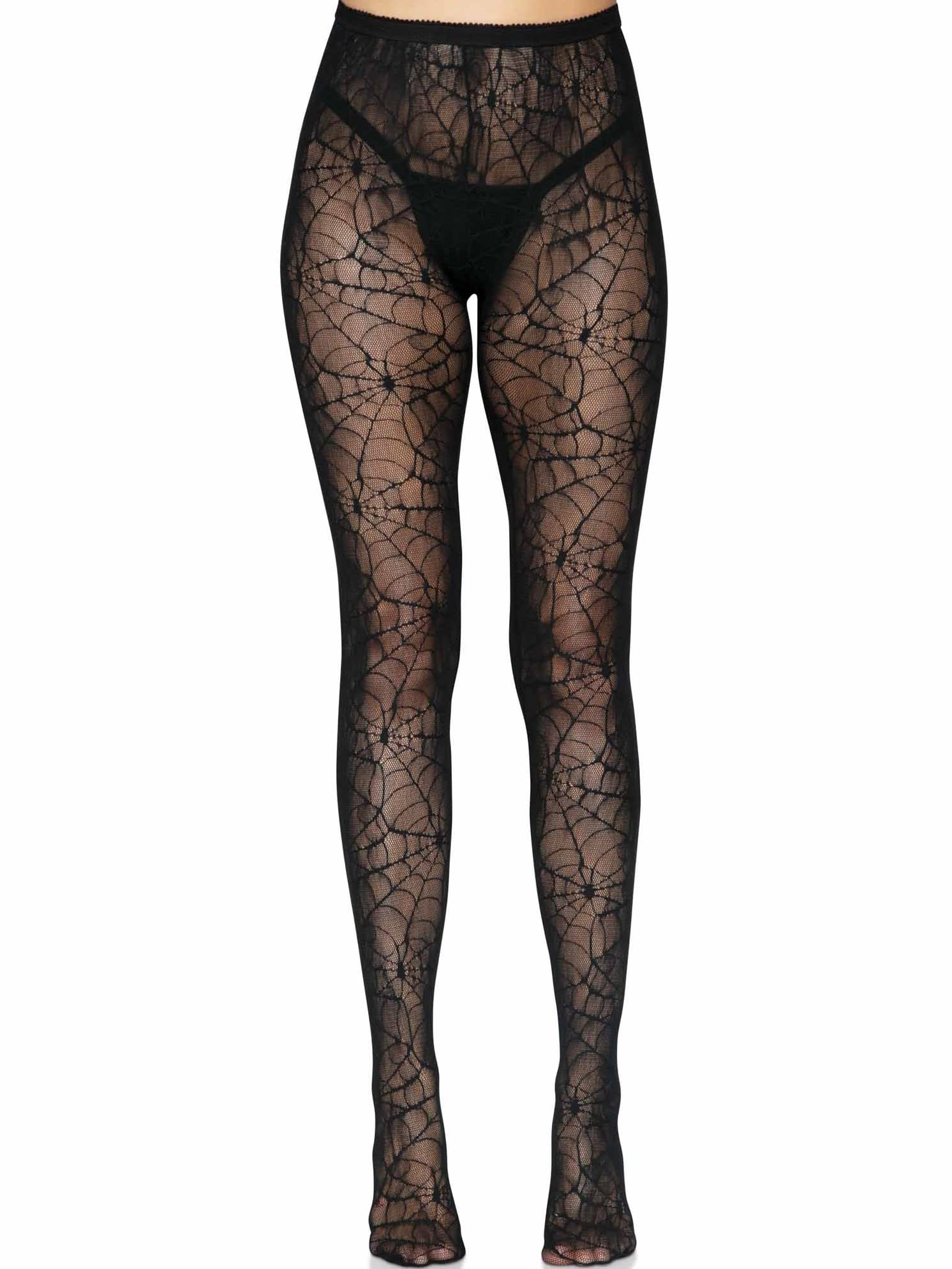 Leg Avenue womens Gothic Fantasy Fishnet Tights, Striped, Celestial Tights for Women