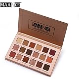 ビューティー アイシャドー Joielmal アイシャドウパレット シマー&マット18色大地系 鮮やかな発色 長持ち 防水 携帯便利 コンシーラーパレットメイク道具 友達 母 プレゼント 化粧品 (A)