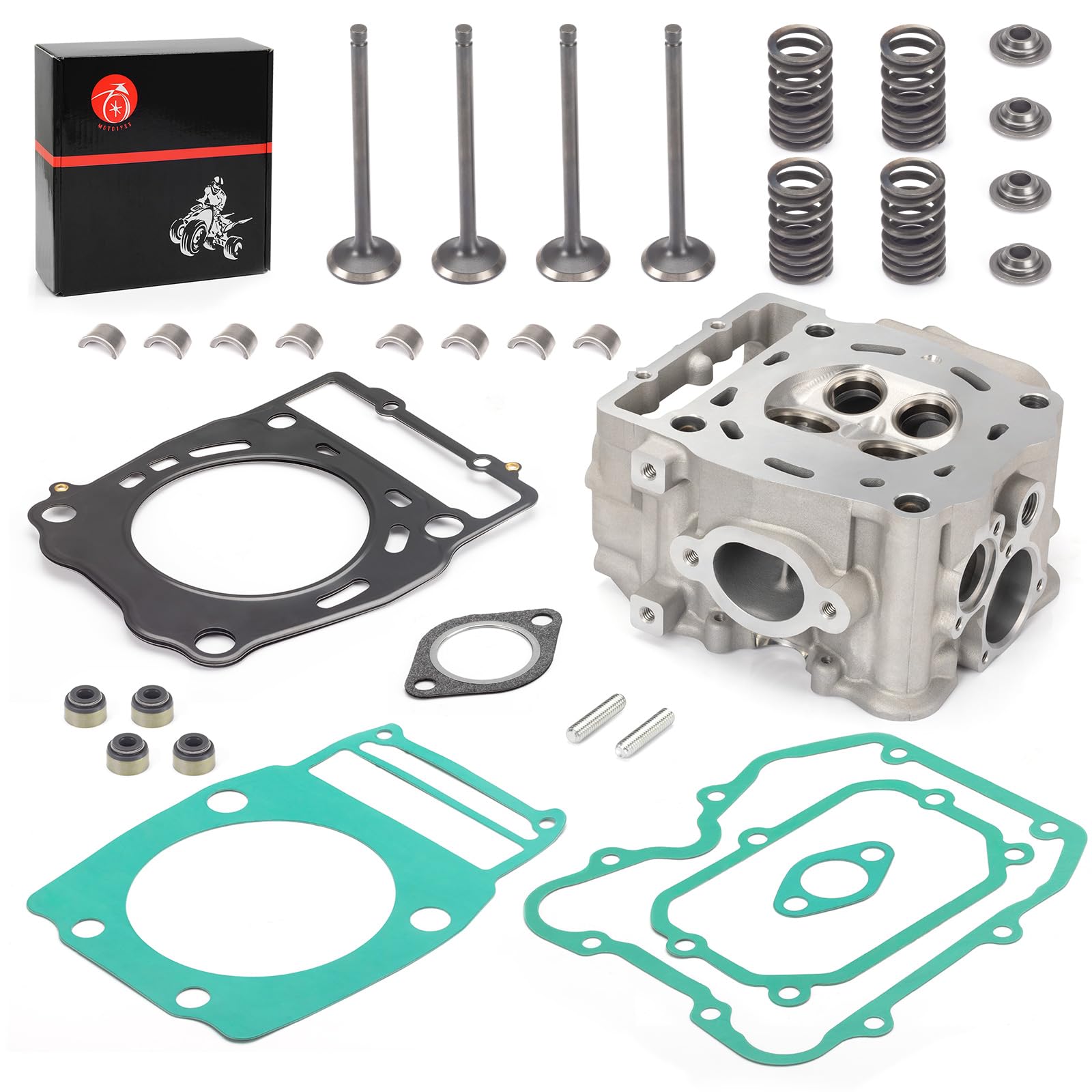 Photo 1 of Engine Cylinder Head & Valve Kit for Polaris Sportsman Magnum Scrambler Big Boss Ranger 400 425 500 1995-2014