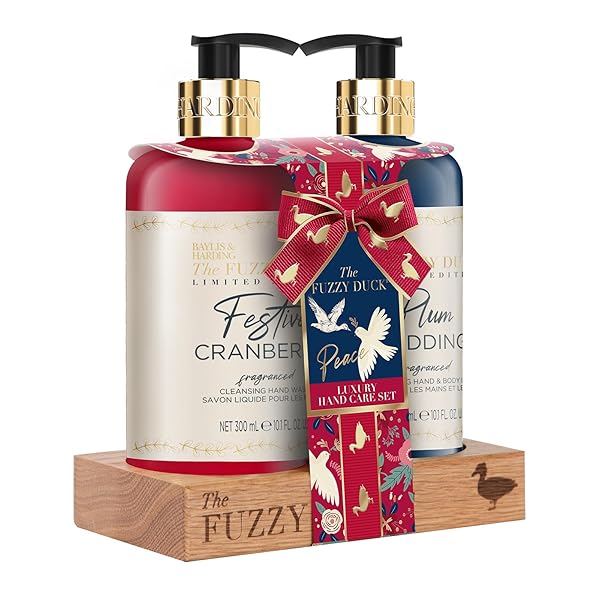 BAYLIS & HARDING THE FUZZY DUCK WINTER WONDERLAND LUXURY HAND CARE GIFT SET FOR WOMEN – VEGAN FRIENDLY