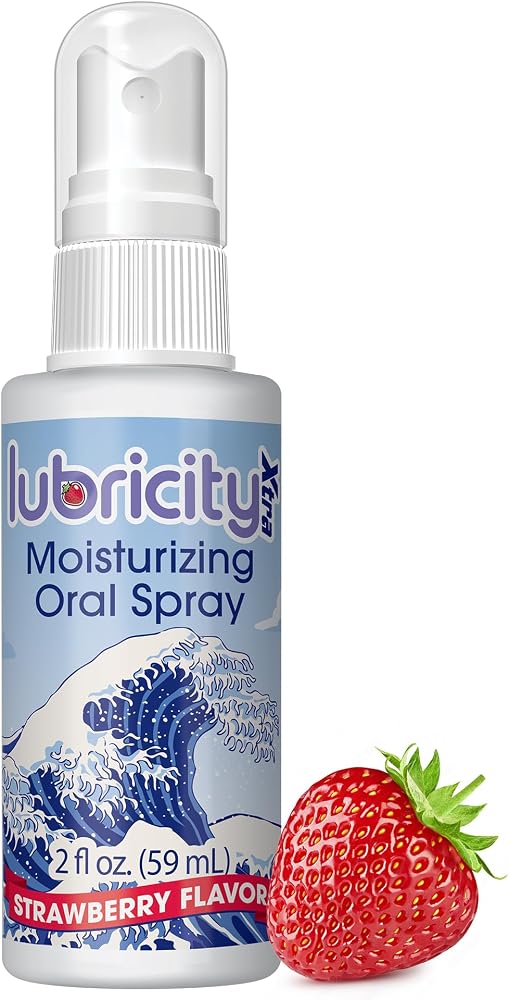 Lubricity Xtra Dry Mouth Spray - Advanced Formula - Hyaluronic Acid and Xylitol, Saliva Substitute Moisturizing Oral Spray, T