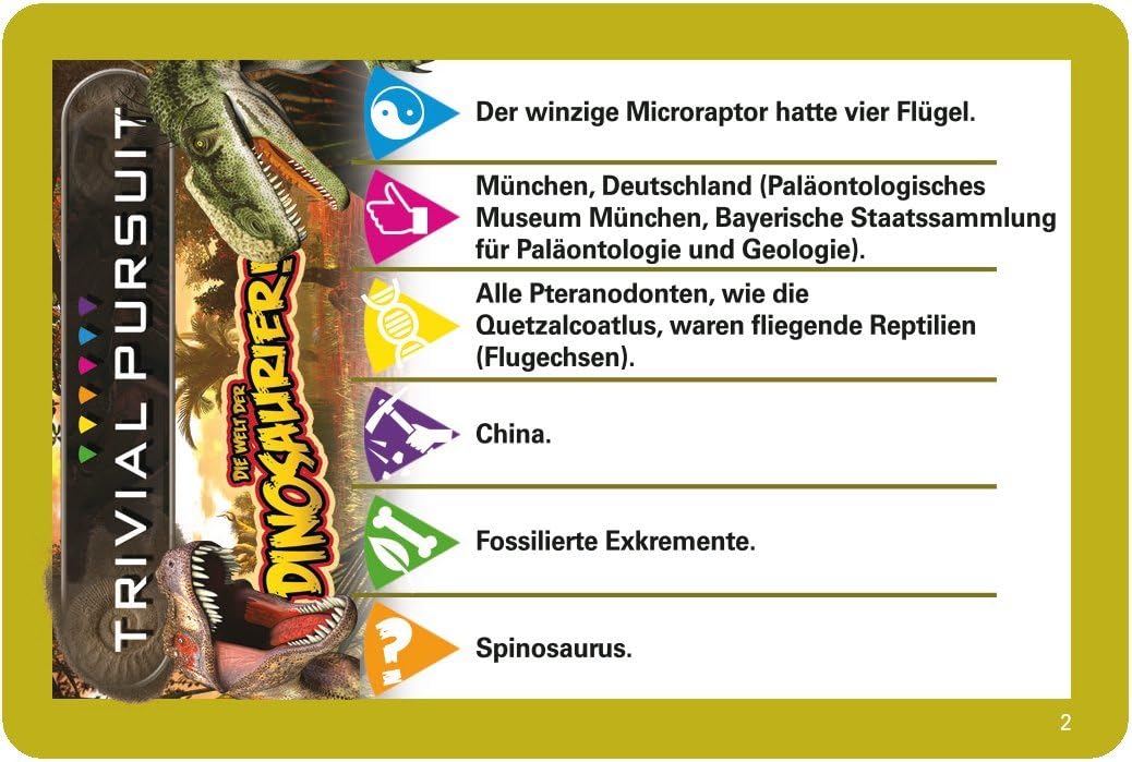 Winning Moves Trivial Pursuit Dinosaurs - The Great Question and Answer Fun for 2+ Players, Ages 8 and Up - Image 5